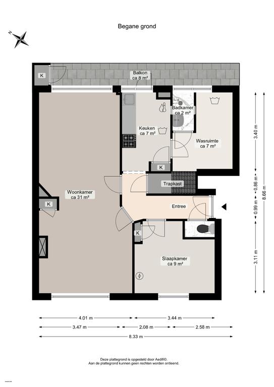 Appartement te koop: Diephuisstraat 11A, Groningen